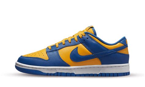 nike dunk low blauw geel|nike dunk low sale.